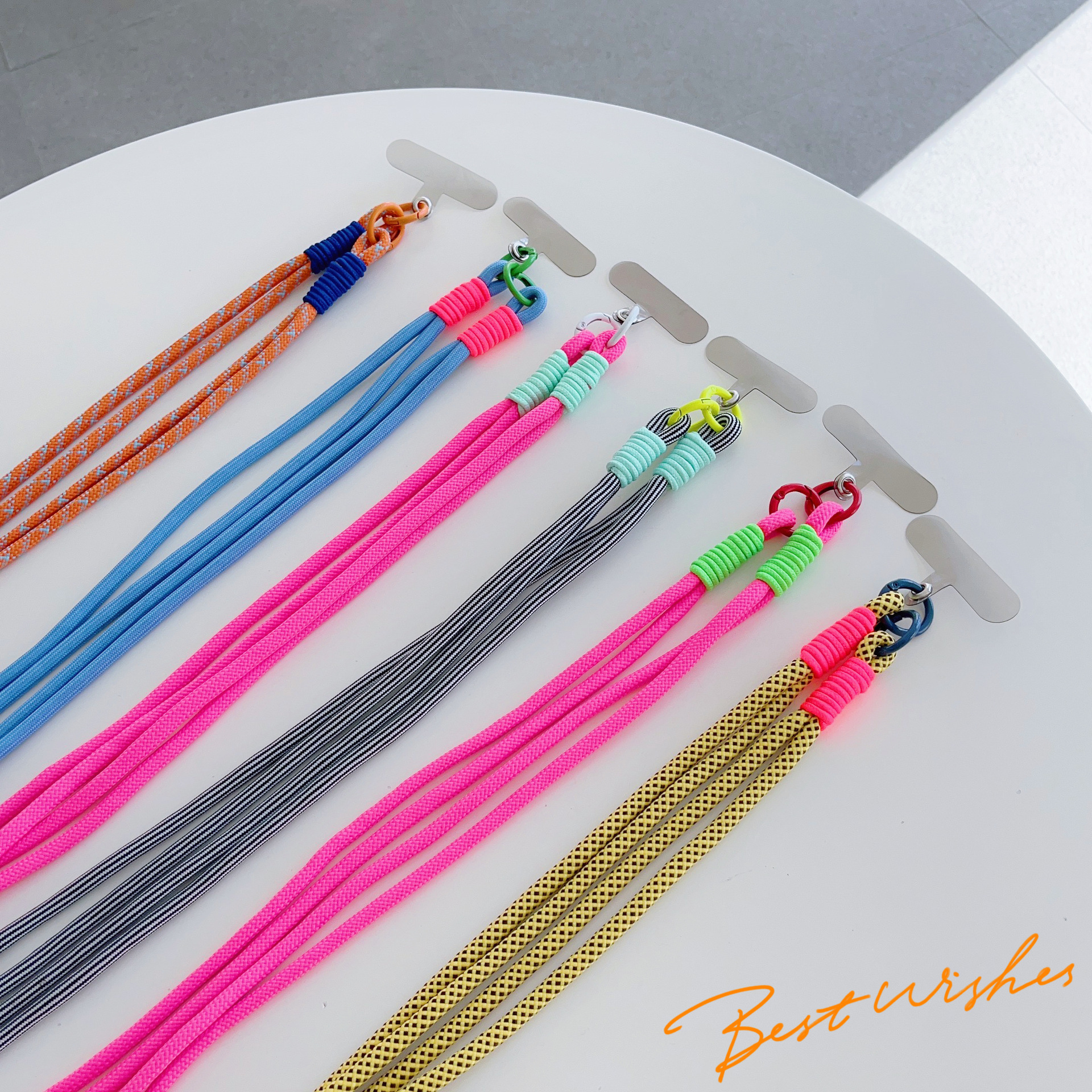 适用背带长绳套装手机夹子斜挎手机绳背带挂链挂绳背夹短绳挂绳