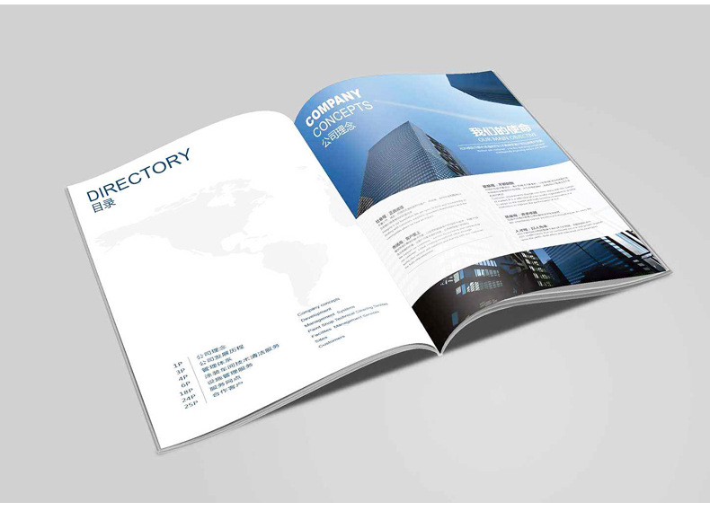 产品说明书a4铜版纸黑白宣传画册彩页手册折页传单小册子定制印刷