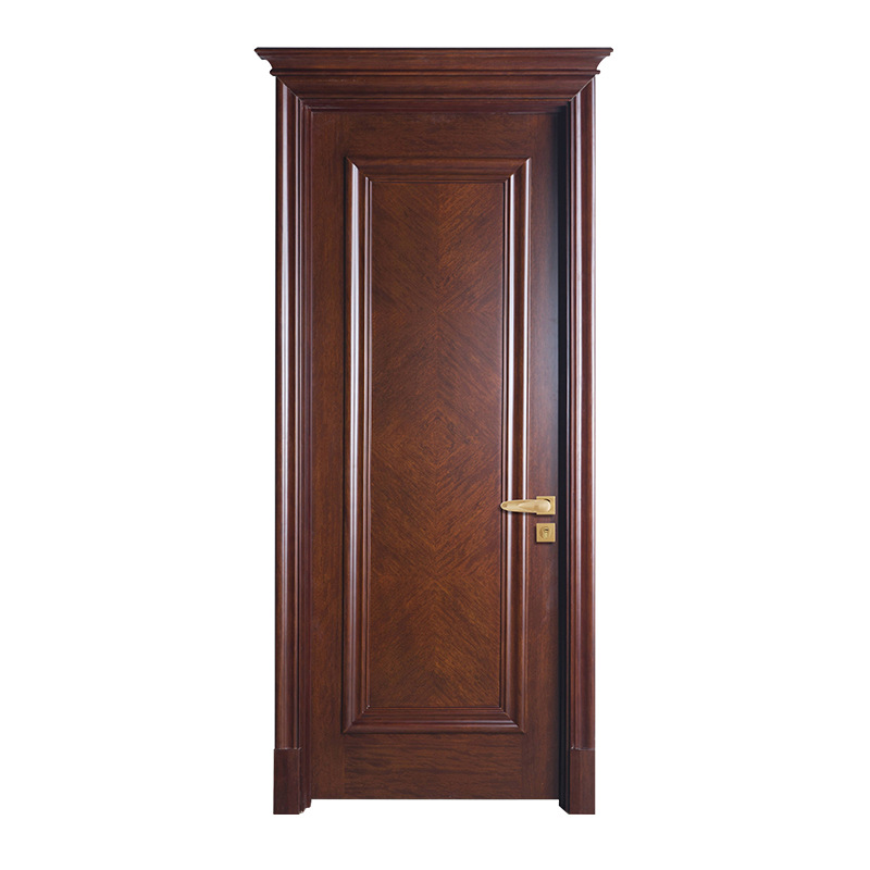 深色实木门