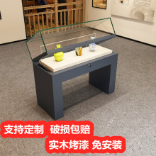 实木烤漆液压文物字画玉器玻璃展示柜博物馆展览陈列柜台样品展柜