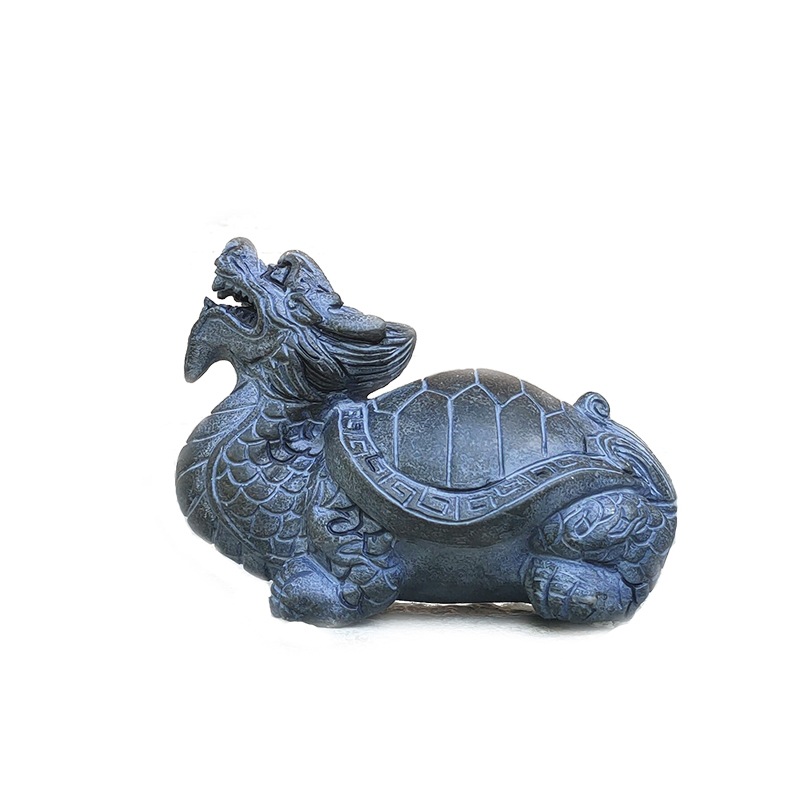石雕龙龟 青石龙头龟 公园广场仿古石雕龙龟长寿龟风水摆件