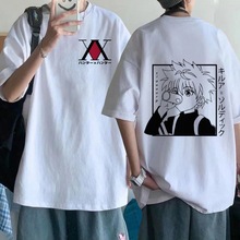 全职猎人系列 跨境热门大码薄款情侣学生圆领短袖Anime T-shirt