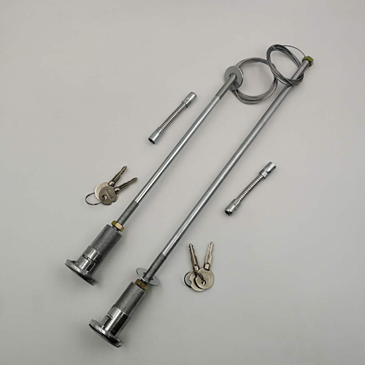 车库门穿墙锁电动卷帘门应急锁拉绳锁24过墙锁 37