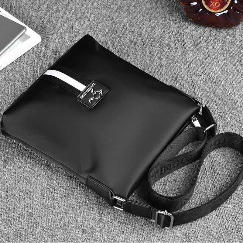 New Men's Bag Casual Shoulder Messenger Bag Fashion Pannier Bag Business Tide Men's Bag Waterproof Men's Bag Oxford Large Capacity