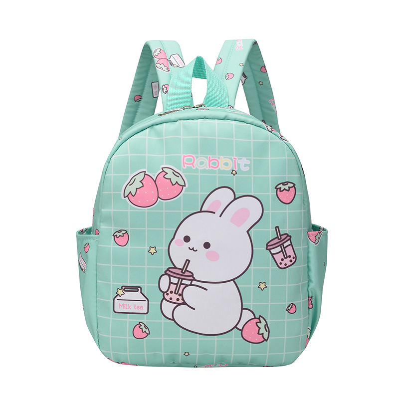 Cute Rabbit Cartoon Children's Backpack Wholesale Outdoor Kindergarten Lightweight Cute Children Kindergarten Backpack Korean