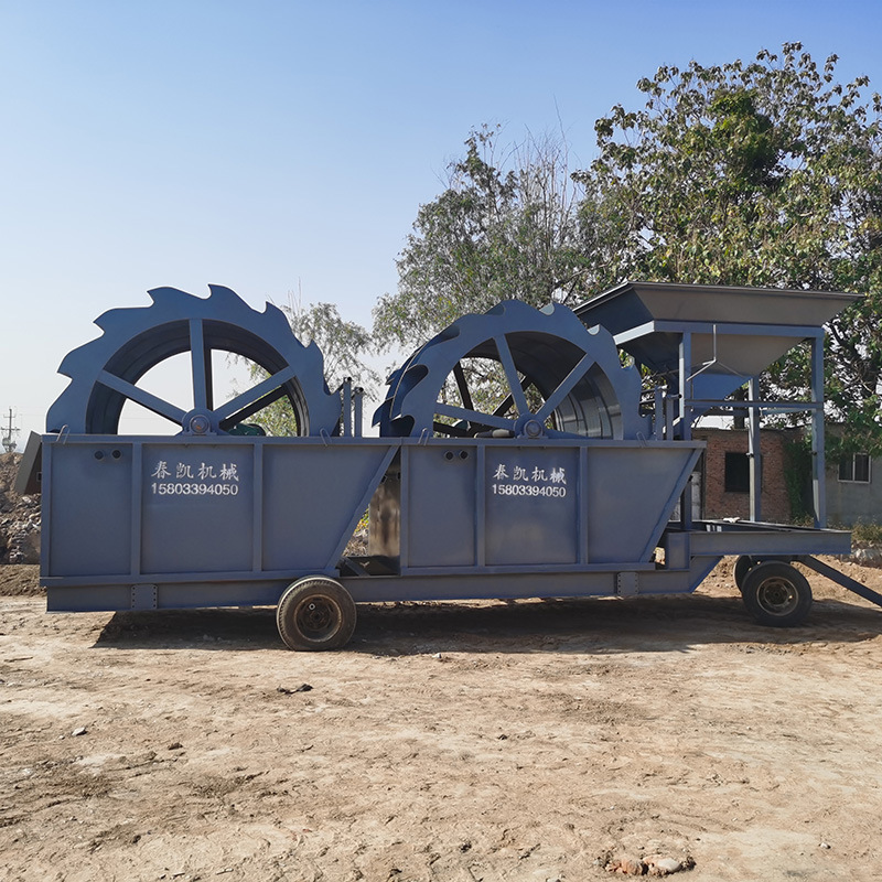 移动式破碎制砂筛沙洗沙脱水洗沙回收一体机 矿山成套设备流水线