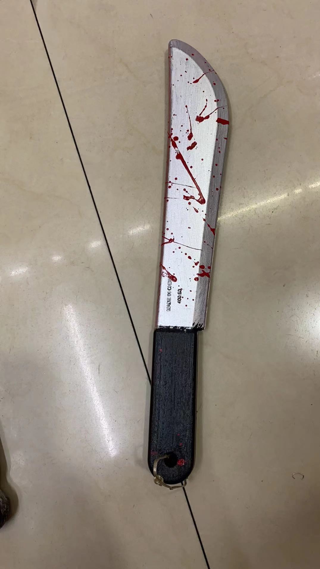 万圣节道具仿真血兵器血刀