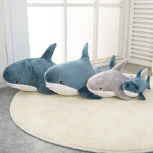 抱枕虎鲨毛绒玩具大白鲨公仔长条玩偶靠垫陪睡夹腿安抚送女孩