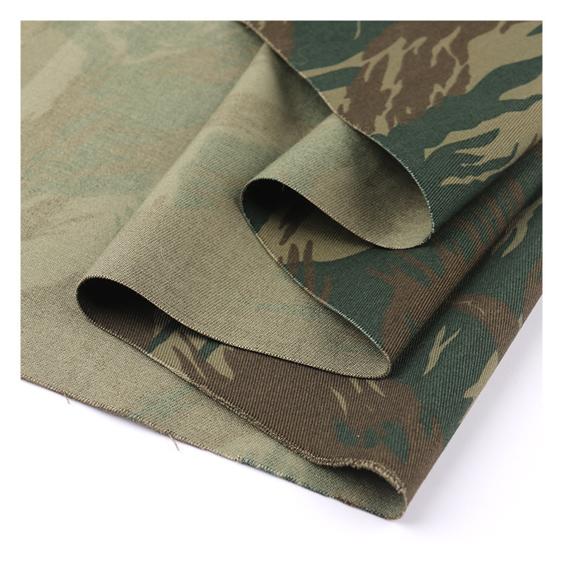 涤棉涤卡迷彩布料迷彩帐篷布秋冬作训服工作服劳保服军训服面料