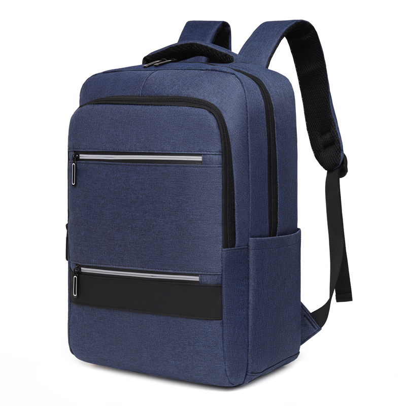 New Backpack Business Travel 15.6-Inch Computer Backpack Schoolbag Men's Printable Logo