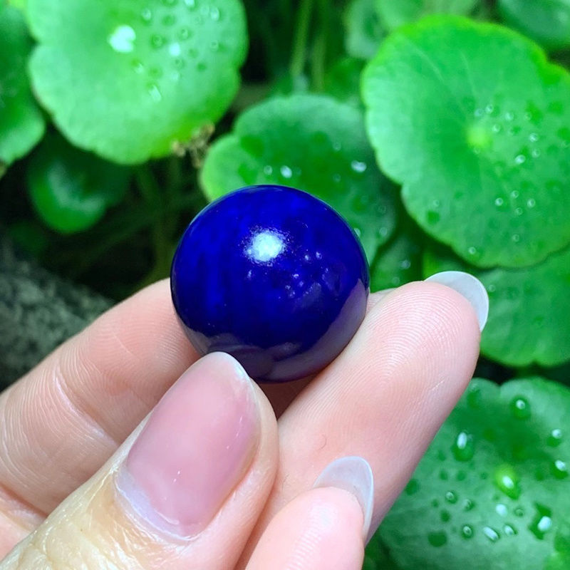 7收藏级青金石散珠无白无金单珠单颗阿富汗帝王青手串配珠