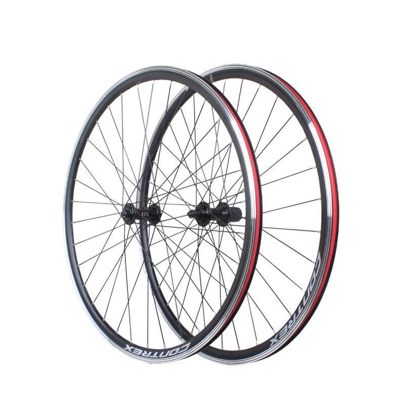 碳纤维轮组700c卡式快拆700x23/25/28/32c公路车c刹v刹自行车车轮