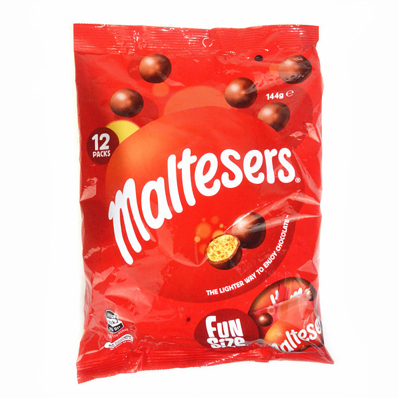 澳洲进口maltesers麦提莎 麦丽素年货喜庆喜糖巧克力独立小包144g