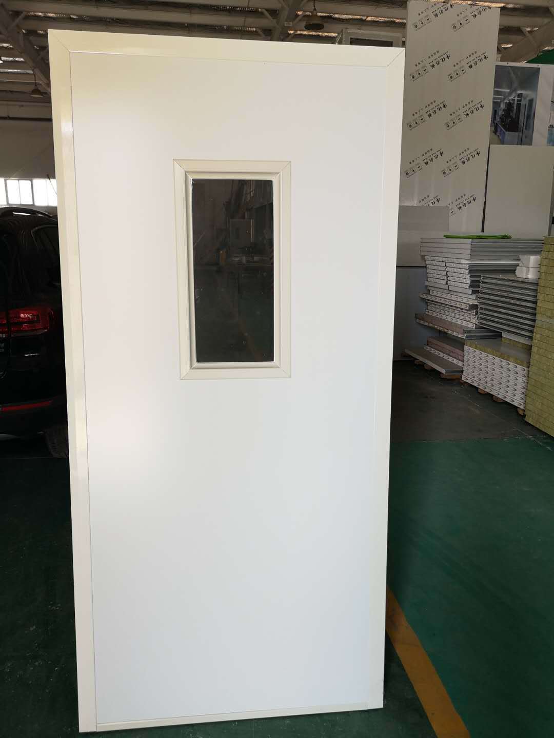 彩钢板门铝合金包边带门框不锈钢净化门防火门实验室洁净室电子厂