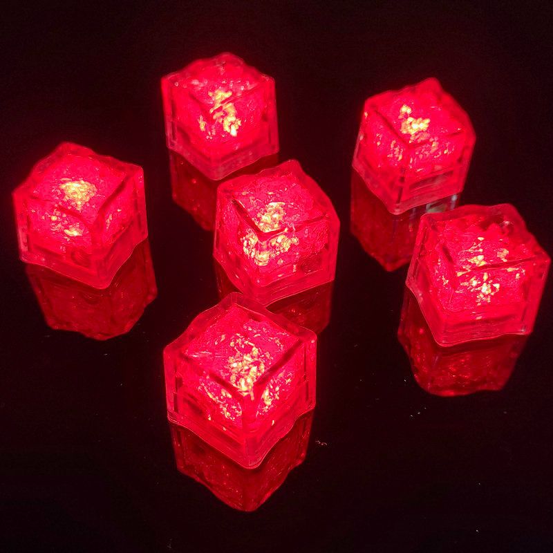 Bar Ktv Luminous Ice Light-Emitting Toys Bright Led Colorful Ice Cube Induction Flash Block Lamp; Glow Brick Manufacturer