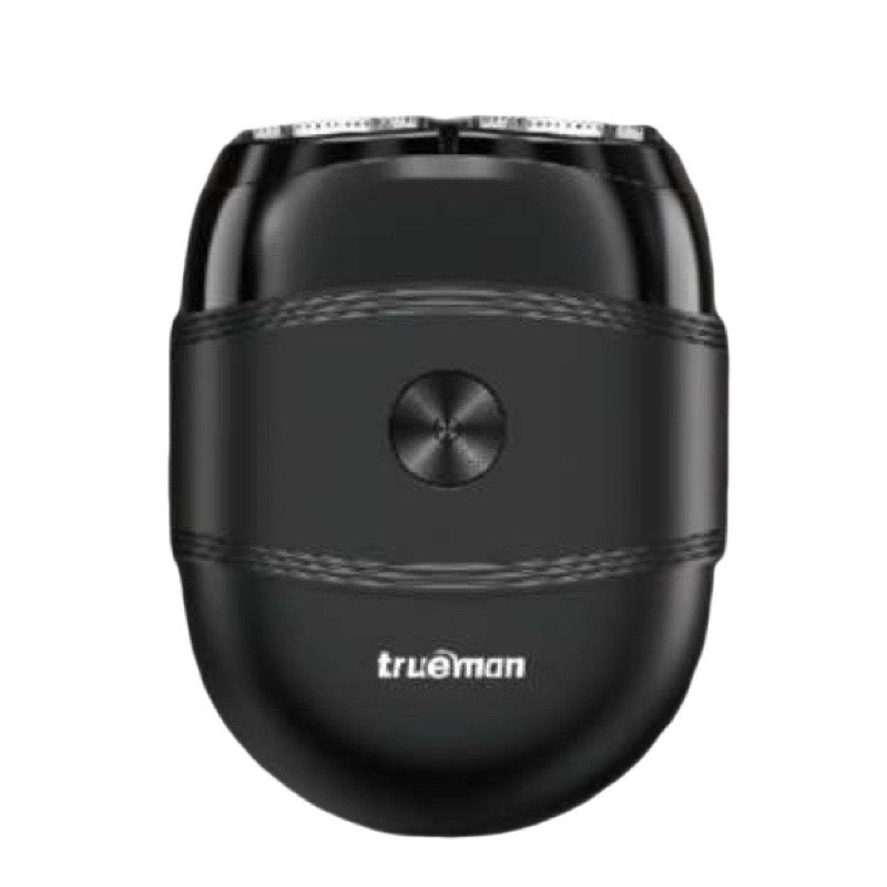 Trueman USB Rechargeable Electric Shaver Men's Shaver Floating Double Cutter Head Fully Washable 9W High Power