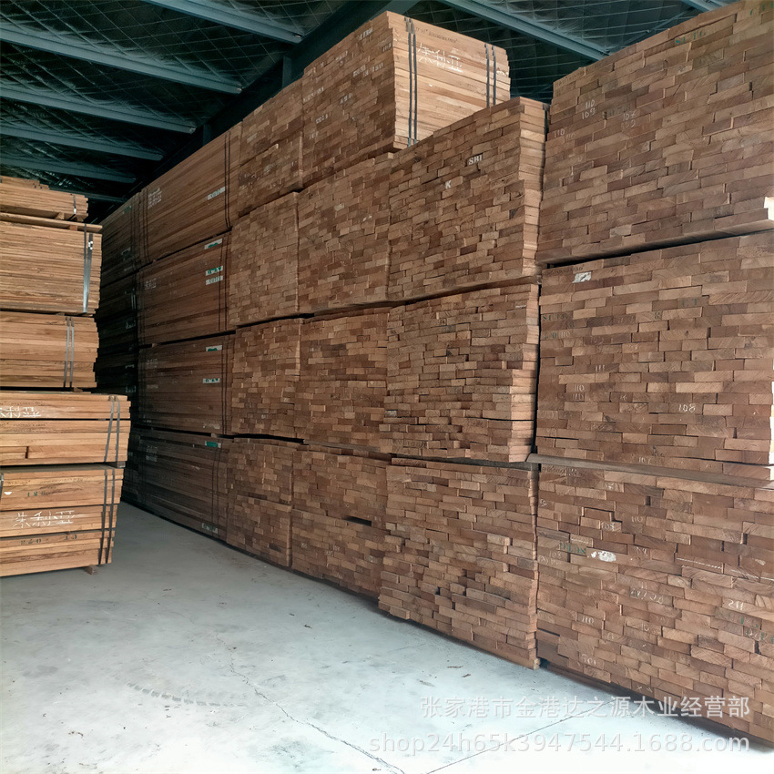 红斑马烘干板材 木小斑马木板 红乌金木木料木方家具木材地板材