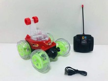 变形特技车翻滚车塑胶玩具遥控摇头汽车灯光音乐库存处理盒装杂款