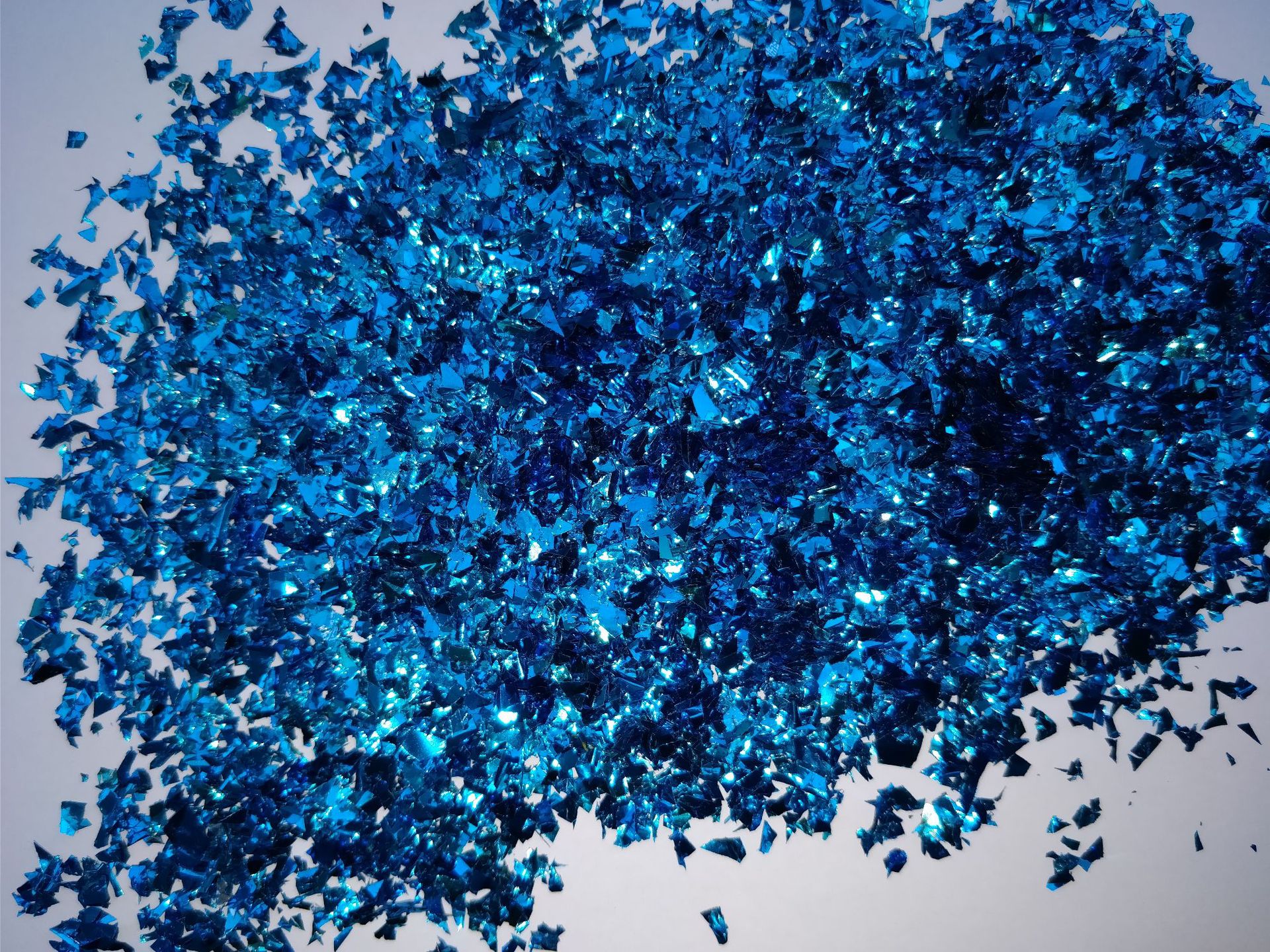 电镀茄紫色纸圣诞红亮纸纸打乱成大块状无规则亮片浅铜色玫瑰金纸