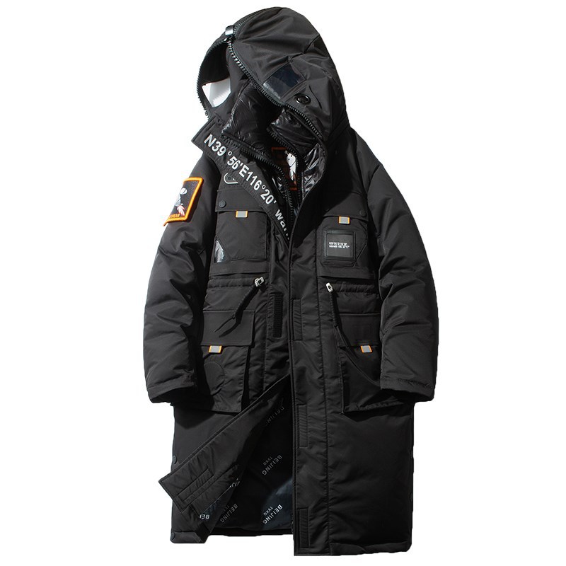 东北哈尔滨羽绒服男女超厚保暖工装冬季零下40-50度防寒服外套潮