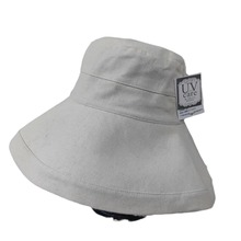 日本防紫外线UV出游防晒帽子女夏棉麻布帽大沿渔夫帽太阳帽可折叠