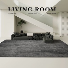 YL灰色地毯客厅轻奢高级高端免洗可擦沙发茶几毯地垫垫子2023新