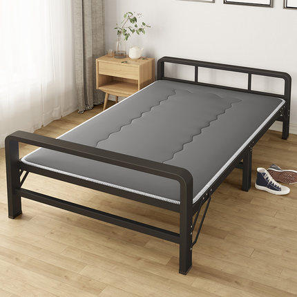 倍尔德厂家发货木板折叠床租房床单人床双人床钢木床折叠床家用