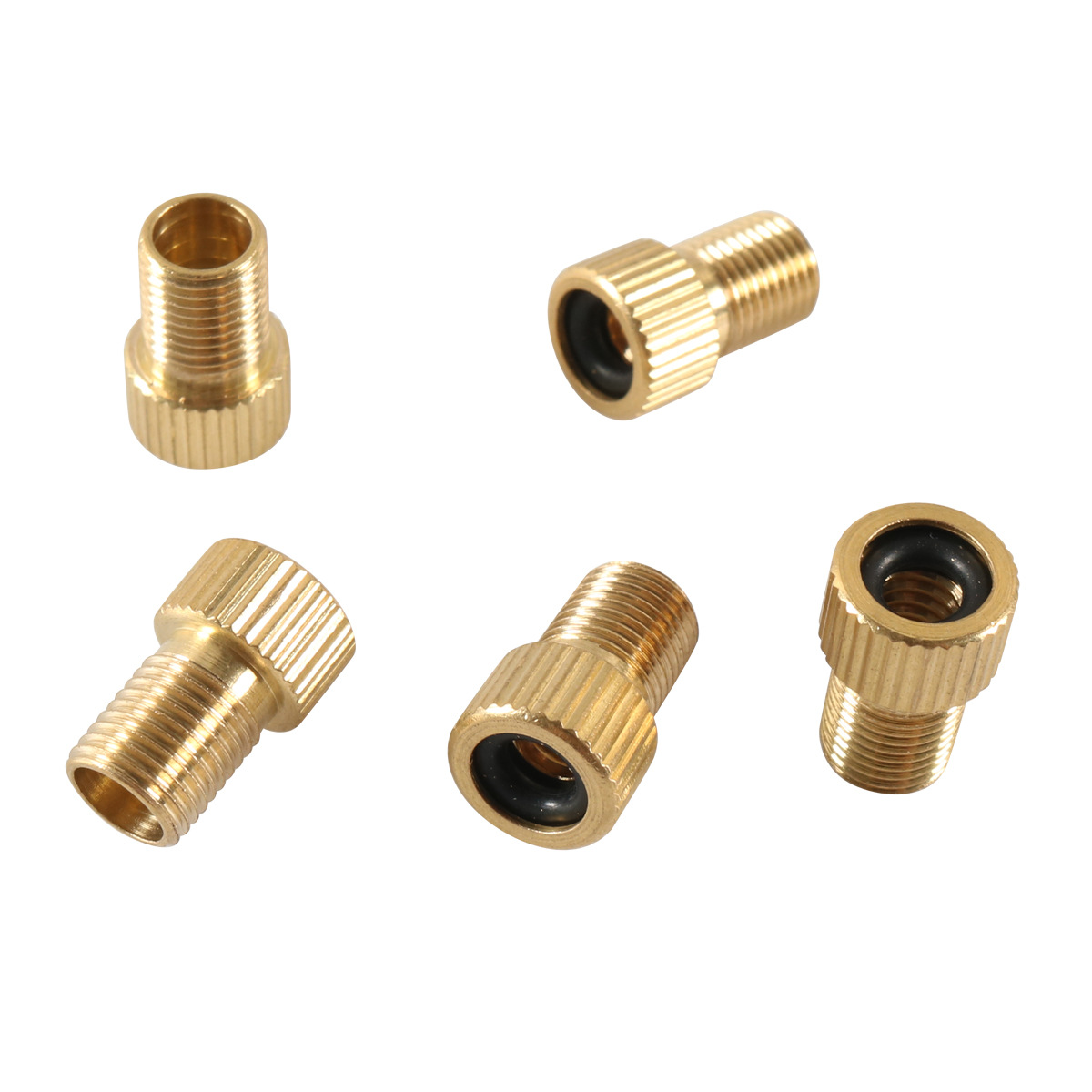 自行车法嘴转接头 法嘴转美嘴转换器 打气筒法嘴帽 气嘴转换头