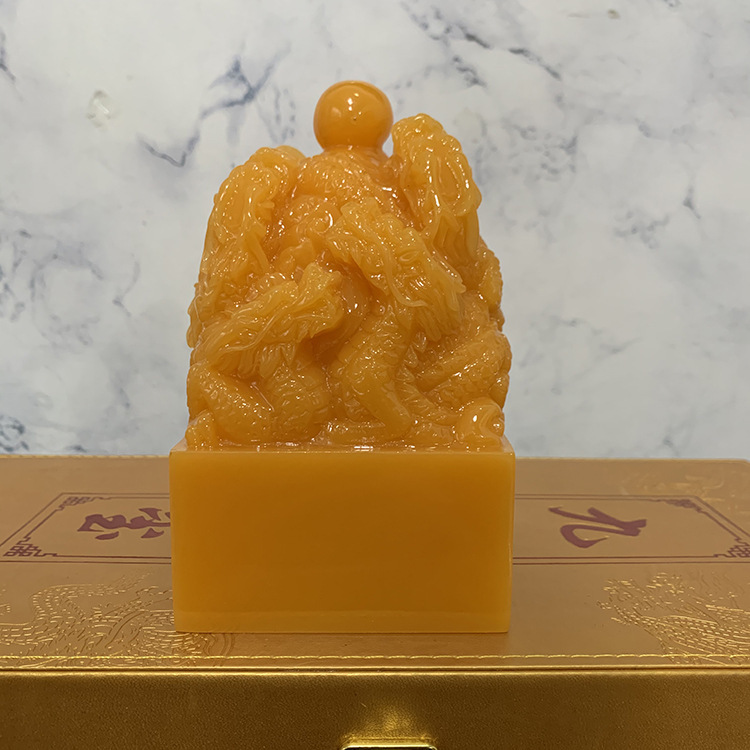 工厂现货九龙玉玺圣旨套装皮盒古典纪念摆件保险会销礼品一件代发