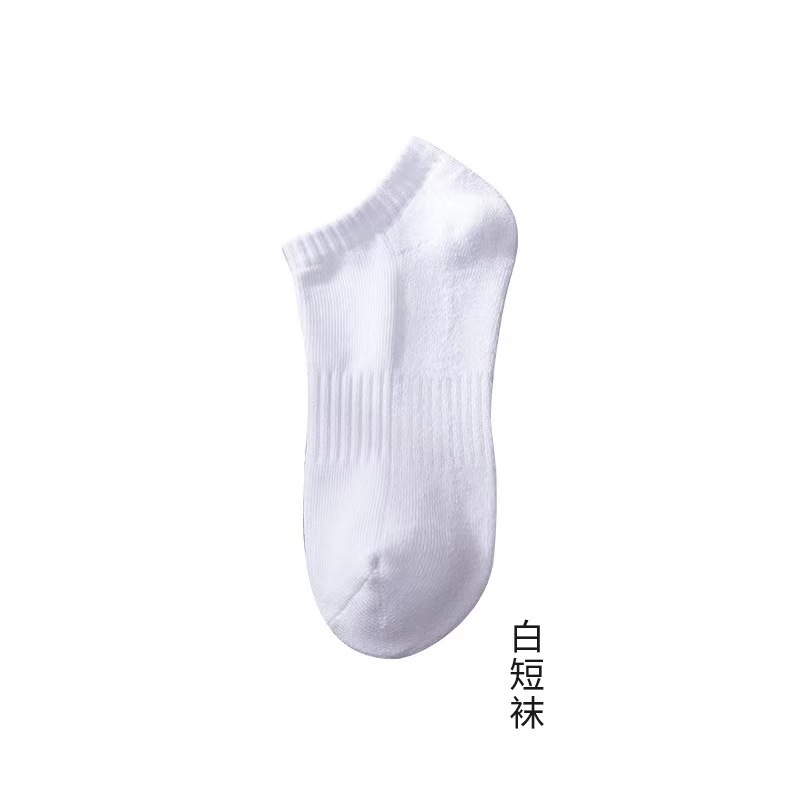 Customized Socks Summer Male Socks Men's and Women's Sport Mid-Calf Length Sock Cotton Calf Socks Custom Boat Socks Men's Cross-Border Socks