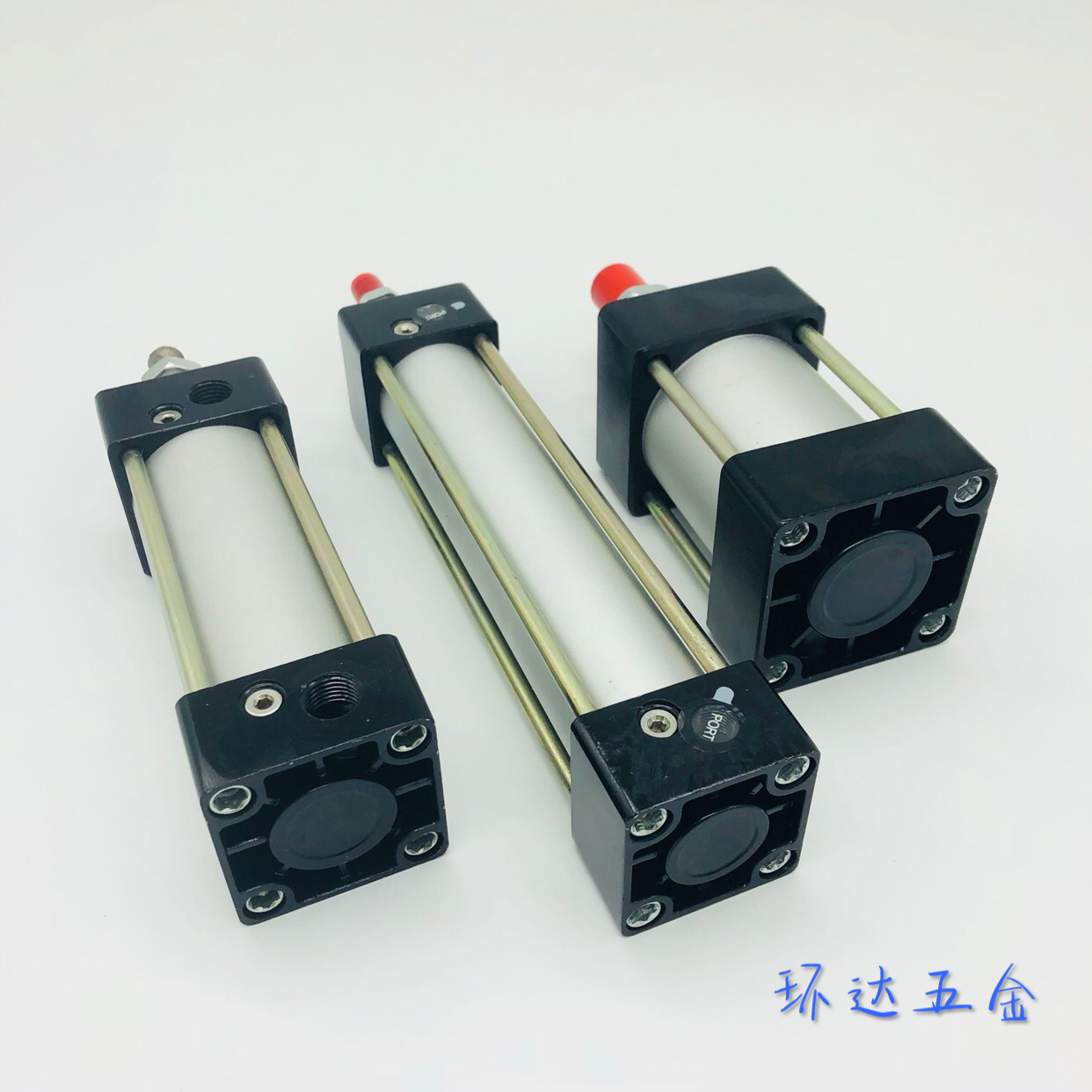 标准气缸sc50x25x50x75x100x125x800x1000-s亚德客型铝合金拉杆缸