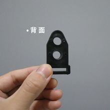 二孔脚扣 手搭帐篷支架固定杆子通用扣 玻杆杆头角扣塑料配件