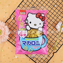 日本进口NIPPN凯蒂猫Hello Kitty形狀通心粉面条猫面宝宝辅食120g