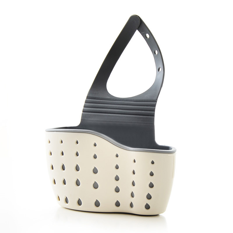 Kitchen Thickened Double-Layer Sink Hanging Bag Sink Plastic Drain Basket Storage Hanging Basket Storage Rack Drain Rack