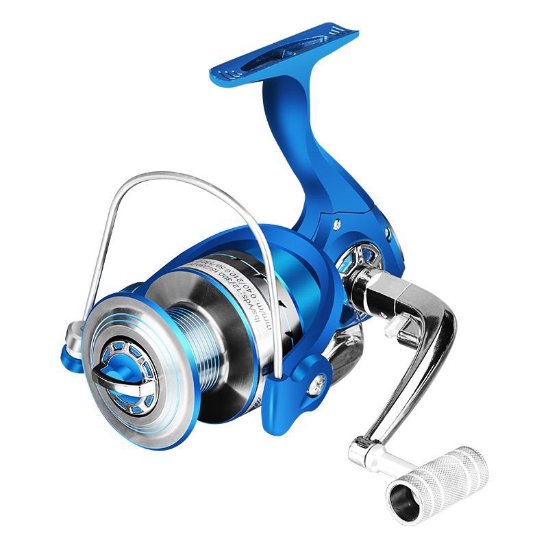 轩琦渔轮金属鱼线轮海杆轮鱼轮金属远投纺车轮路亚竿自动排线轮