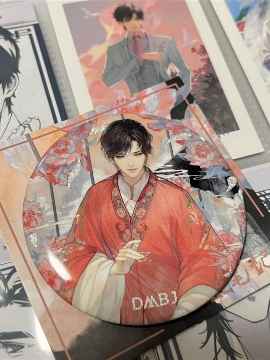 盗墓笔记戏语风华解雨臣吧唧徽章同人周边书包挂件饰品胸章马口铁