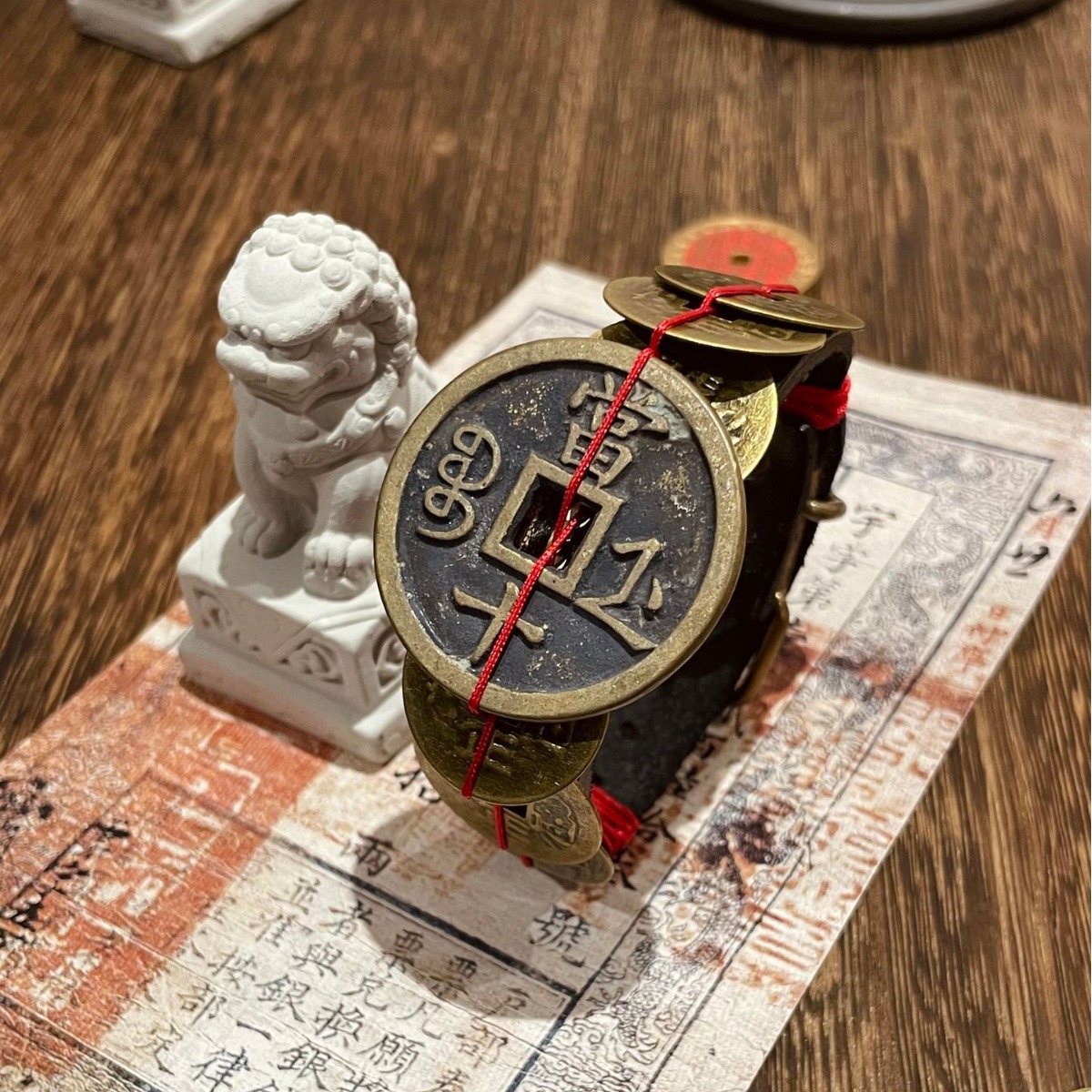 盗墓笔记同人当十铜钱新中式五帝钱手链复古风原创手绳道系青年