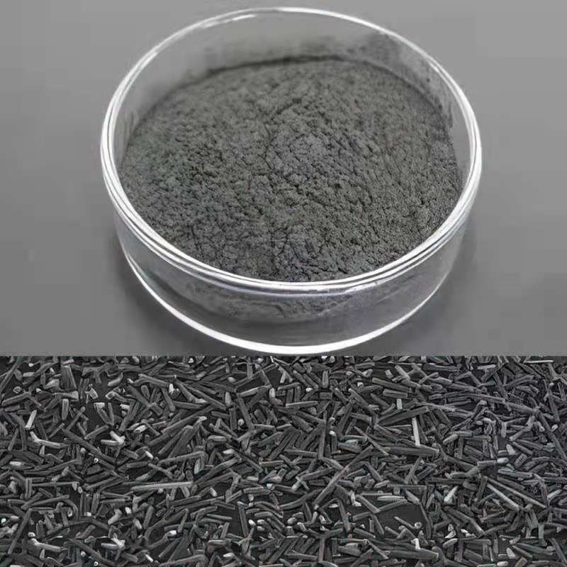高纯石墨碳纤维粉电子导电浆料电池导电剂用超导石墨纤维粉