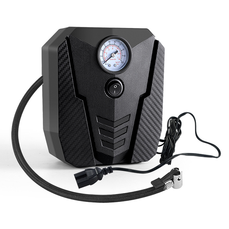 电瓶电动车充气泵48v60v72三轮车家用便携式车载真空轮胎打气筒