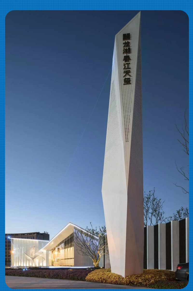 大型户外景区商场精神堡垒导向牌标识指示牌停车场标识精神堡垒