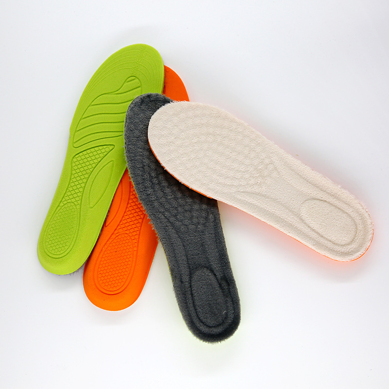 厂家供应运动冬季保暖欧索莱鞋垫 现货吸汗减震羊羔毛鞋垫