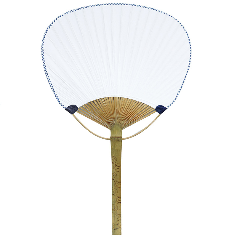 满就包邮 日式白色圆扇子 白团扇 空白团扇绘画画白扇diy扇宫扇