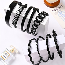 Washing face hair band ornaments spray paint black 洗脸发箍1