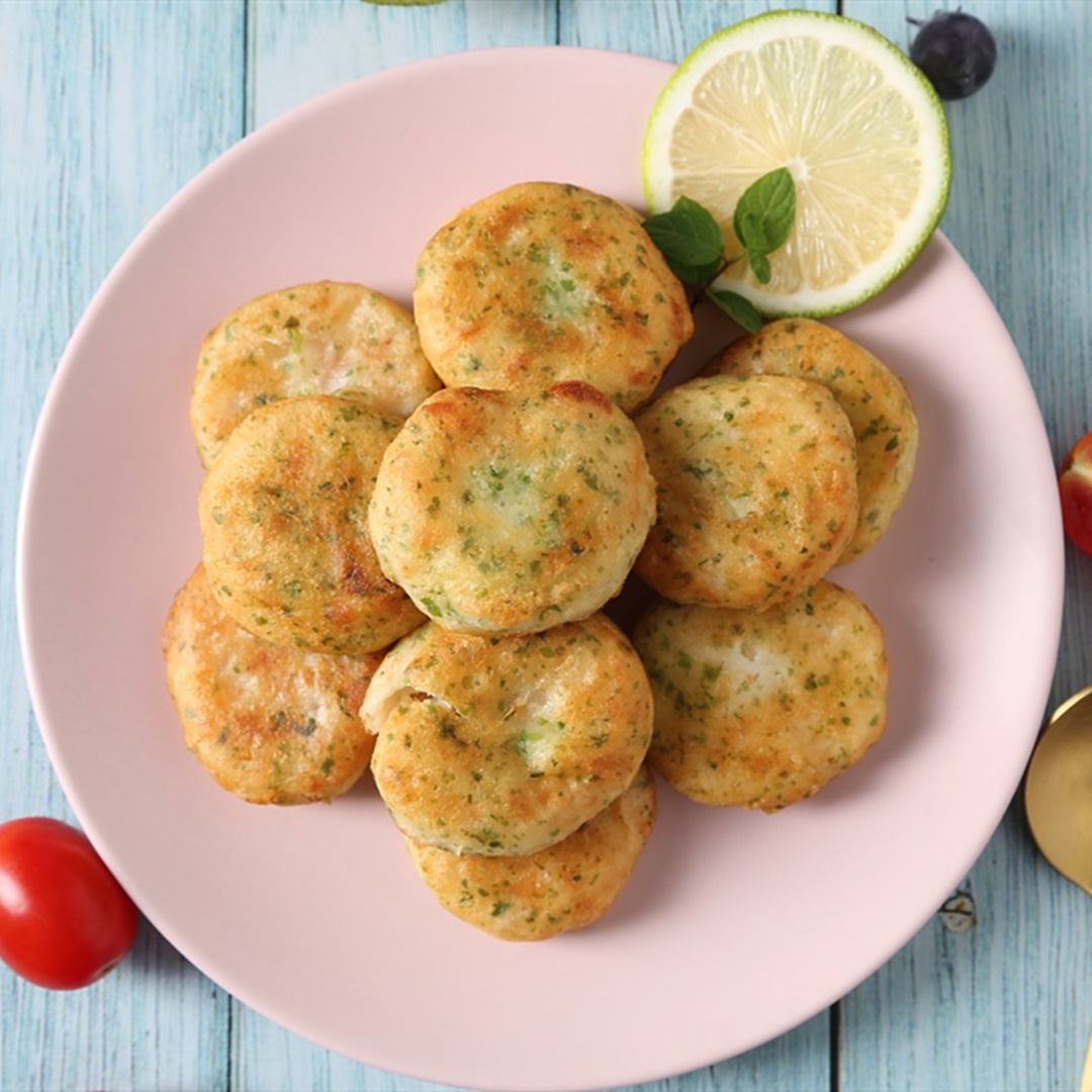 【顺丰快递】鳕鱼海苔鲜虾饼3袋*500g