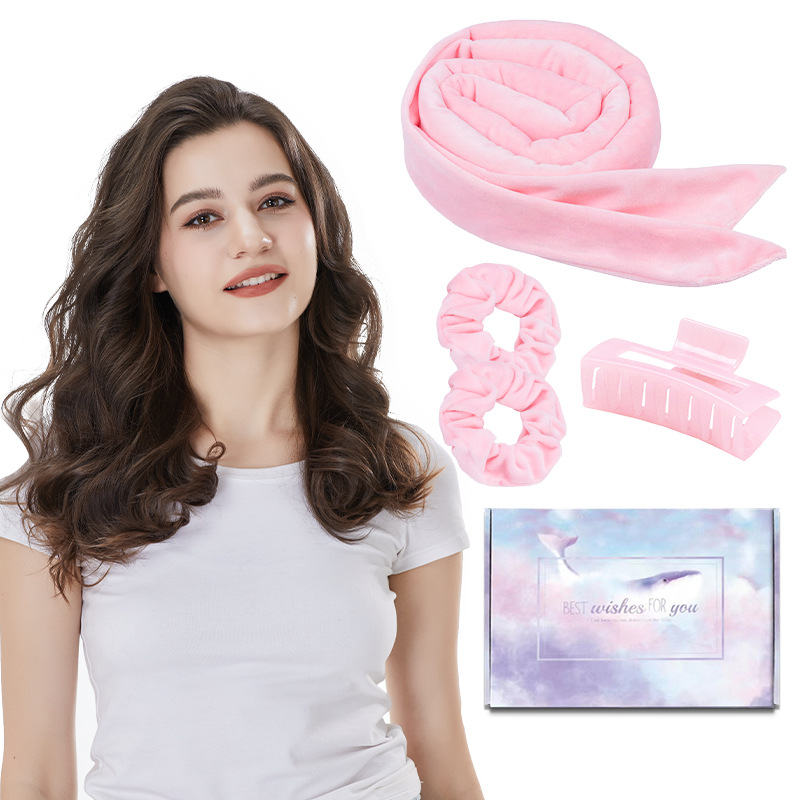 New Bow Heat-Free Hair Curler Lazy Hair Curler Nap Sleep Non-Ironing Updo Band