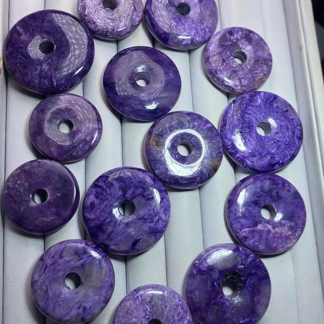 天然紫龙晶平安扣 紫气东来 龙纹清晰,九紫离火-阿里巴巴