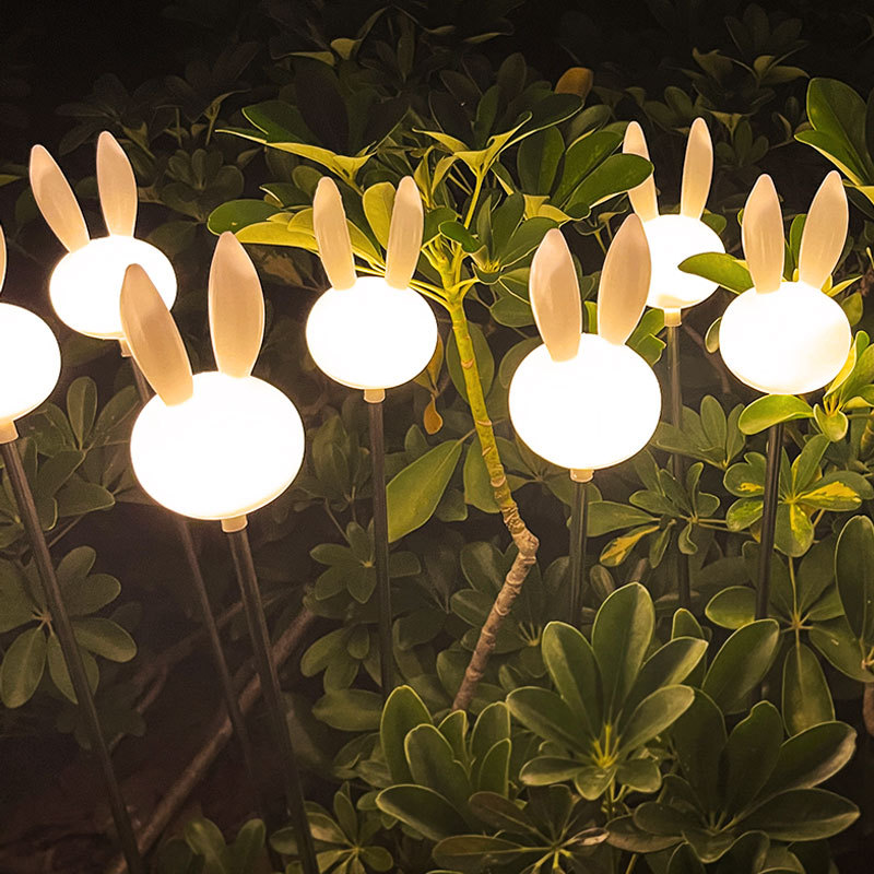 Xinyuan Lighting Reed Lamp Outdoor Landscape Lamp Little Bunny Cute Modeling Lamp Art Gallery Rabbit Ears