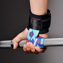 运动助力带握力带健身拉力借力带哑铃硅胶防滑耐磨硬拉带护腕带