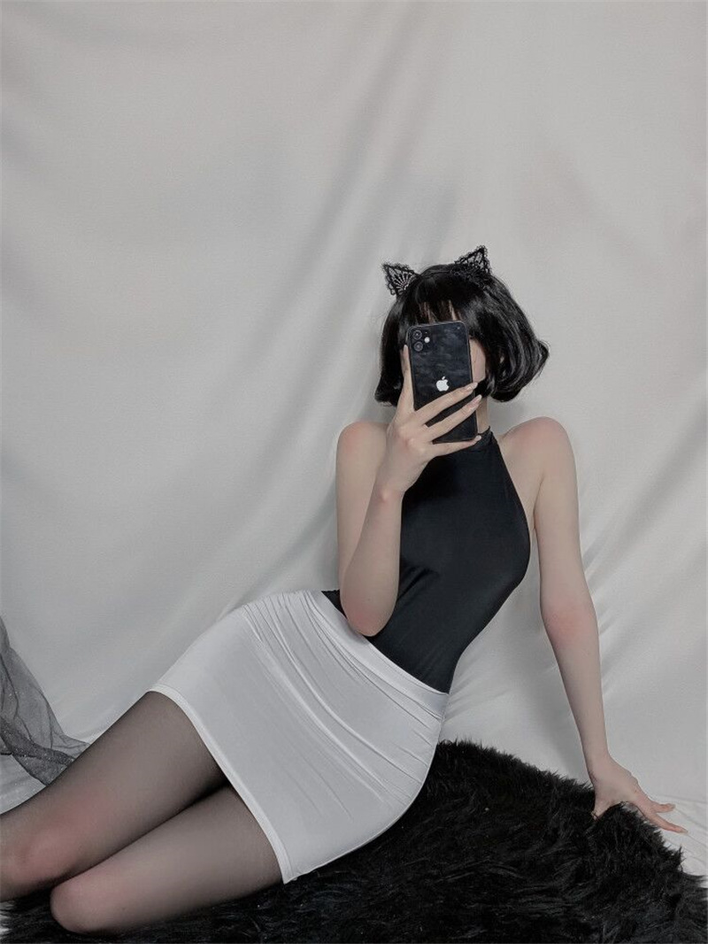 厂家直销新款情趣内衣死库水泳衣装开档高叉连体衣套装泳衣ol秘书