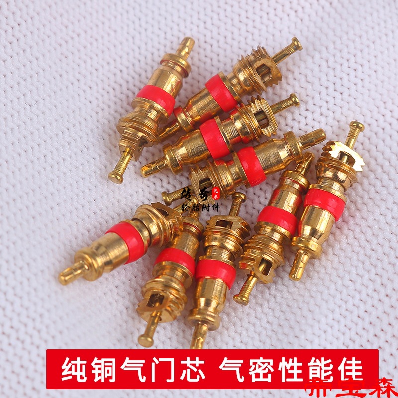 汽车货车轮胎气门芯气针 精钢气门嘴芯气门针气门芯气嘴芯纯铜